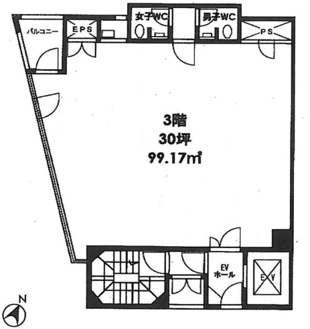 石田ビル5F 間取り図