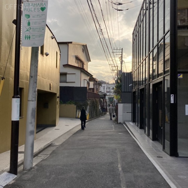 胡桃の舎(くるみのや) ビル前面道路