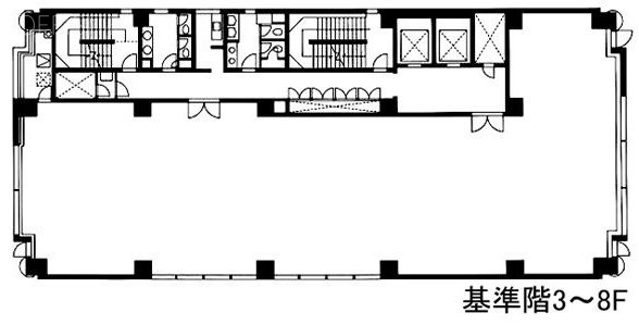 関内董友ビル5F 間取り図