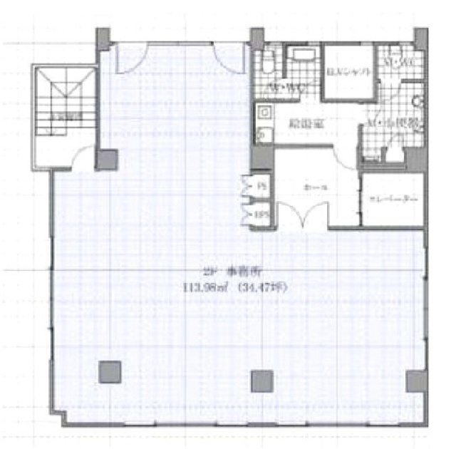 HTS大森ビル2F 間取り図