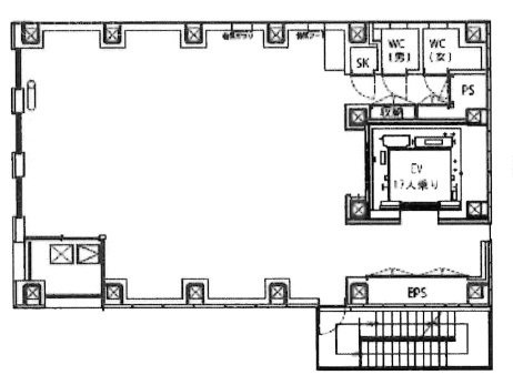 銀座高木ビル2F 間取り図