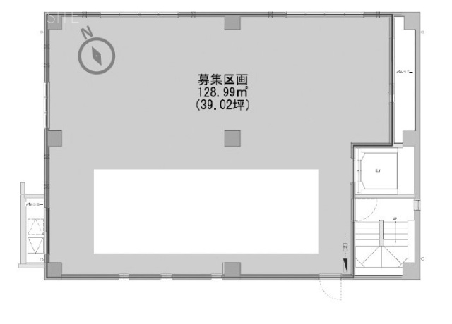 ミタケタワー6F 間取り図