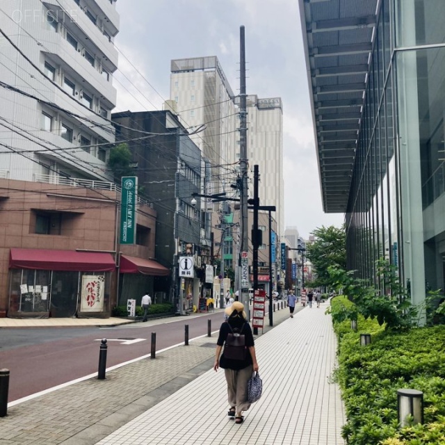 富士ソフトビル ビル前面道路