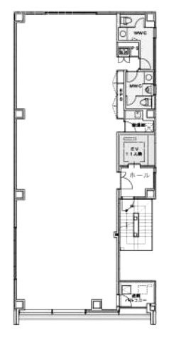 深代ビル5F 間取り図