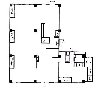 シャトー高輪705-2 間取り図