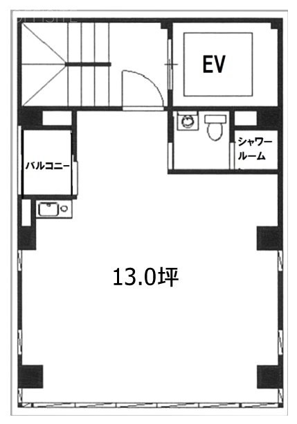 秋葉原CHビル6F 間取り図