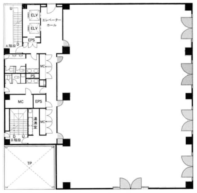 朝日生命新小岩ビル7F 間取り図