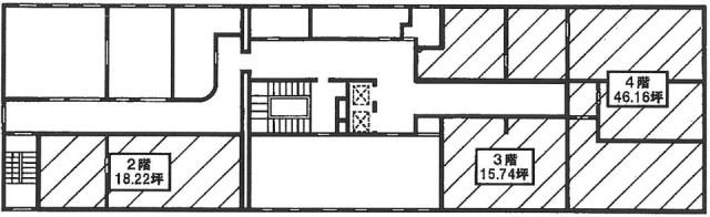 丸石ビル4F 間取り図