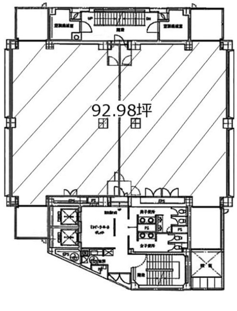 SP神保町ビル4F 間取り図