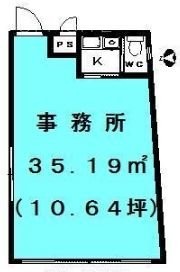 サンライズビル2F 間取り図