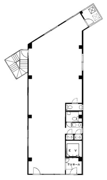 朝井ビル6F 間取り図