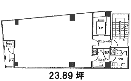 growth ginza east4F 間取り図
