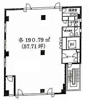 ALT(アルト)ビル3F 間取り図