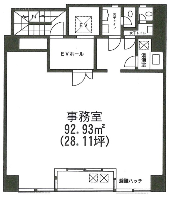 長井ビル5F 間取り図