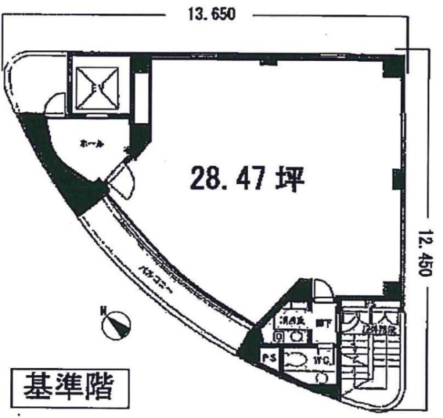 陽光日本橋馬喰町ビル3F 間取り図