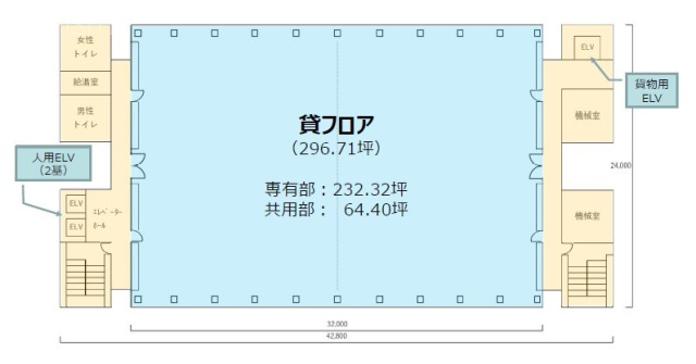 SBS市川ビル6F 間取り図