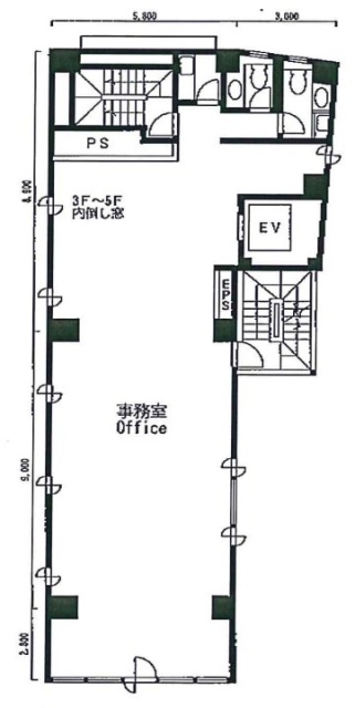 TJビル1F 間取り図