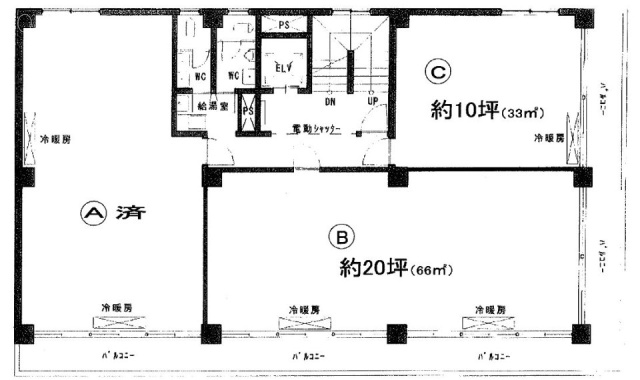 善和ビル高円寺B 間取り図