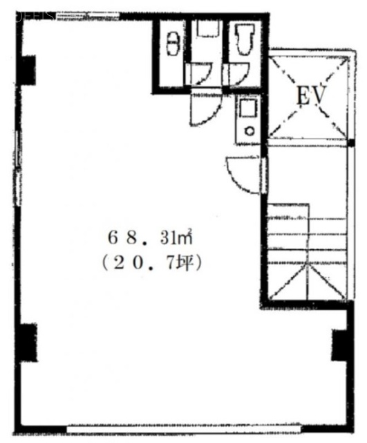 第2木屋ビル3F 間取り図