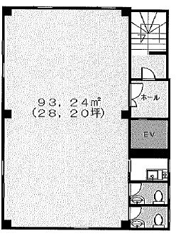 大野ビル3F 間取り図