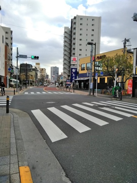 ライフパレス南千住 ビル前面道路