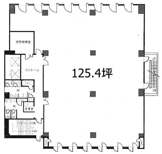 西新宿松屋ビル8F 間取り図