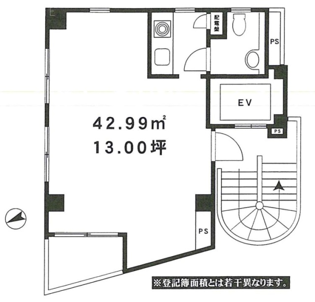 新宿大澤ビル201 間取り図