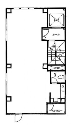 西池サンケイビル3F 間取り図