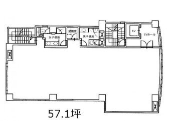 東宝駒込ビル6F 間取り図