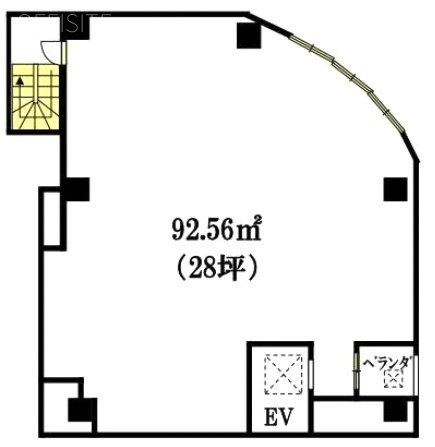 ゴールデンプラザ池袋ビル7F 間取り図
