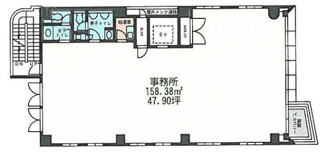 池袋トーセイビル6F 間取り図