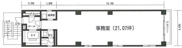 大塚ビル4F 間取り図