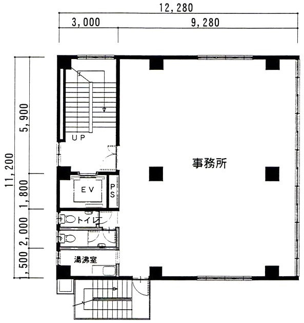 平沢ビル2F 間取り図