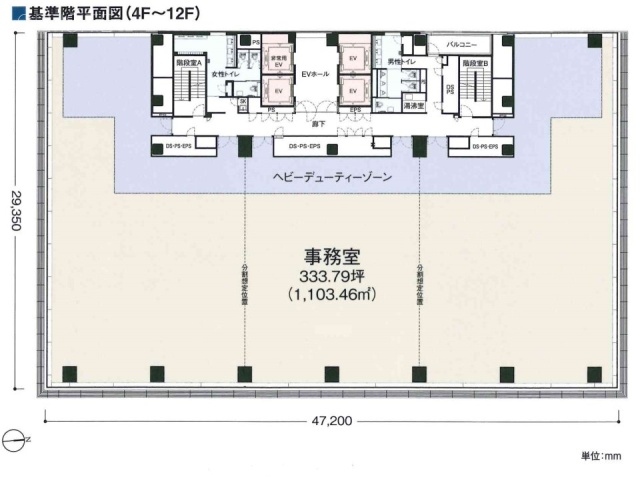 ヒューリック浅草橋ビル6F 間取り図