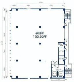 KY三番町ビル8F 間取り図