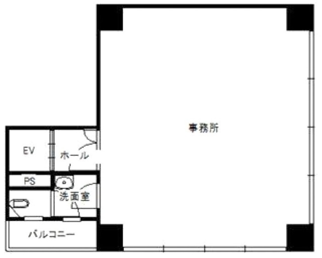 サガノビル2F 間取り図