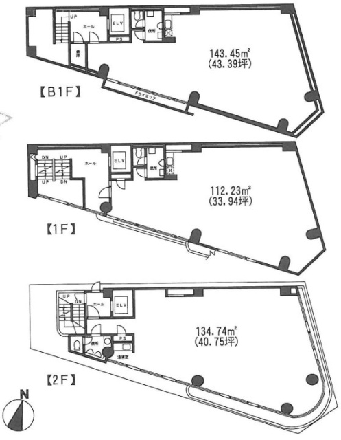 YKD代々木2F 間取り図