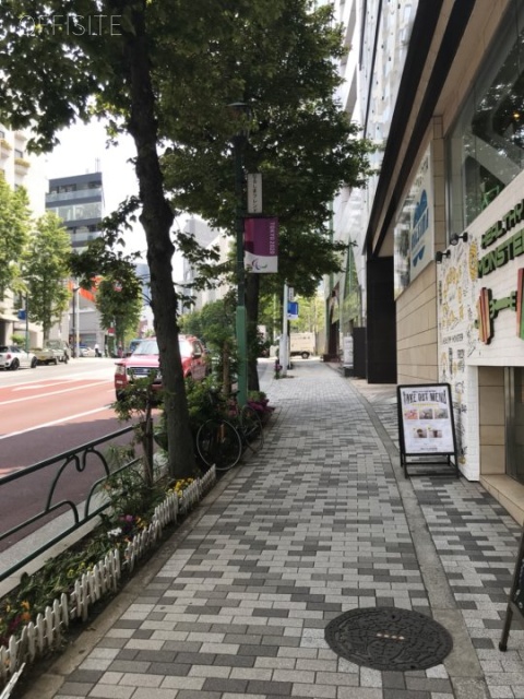 クローチェ神宮前ビル ビル前面道路