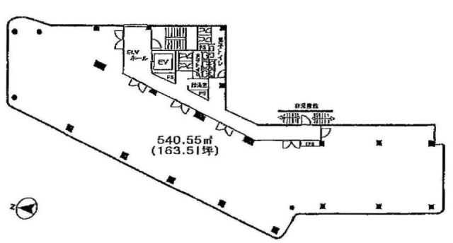 ニューエンパイヤビル4F 間取り図