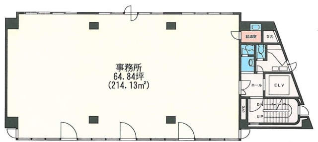 新川ダイユウビル6F 間取り図