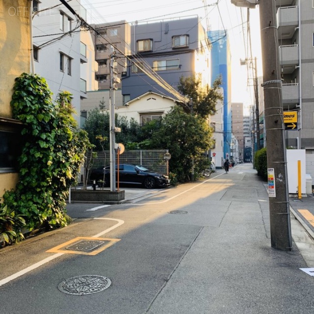 ソサエティ森下(パームス森下) ビル前面道路