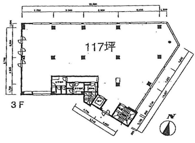 一番町中央ビル201 間取り図