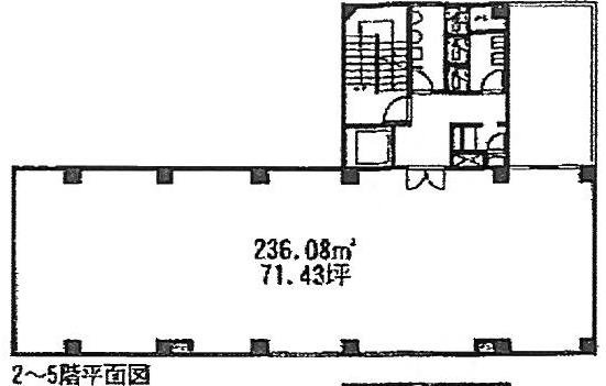 銀座東新ビル5F 間取り図