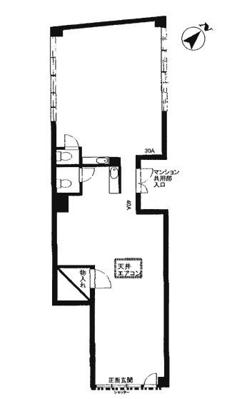 ダイアパレス五反田ビル1F 間取り図