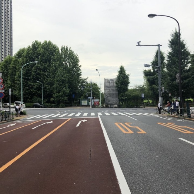 小島ビル 7階 23.00坪　ビル前面道路