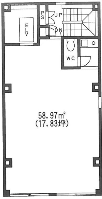 北野ビル1F 間取り図
