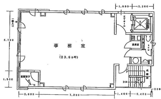 兜町サイトウビル1F 間取り図