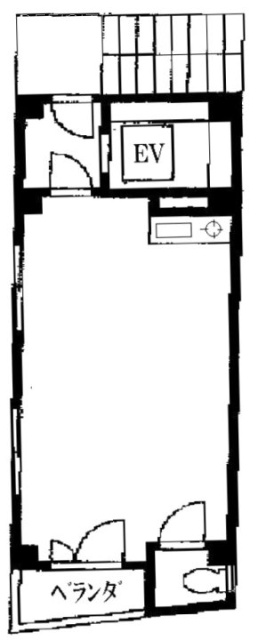 門仲原田ビル4F 間取り図