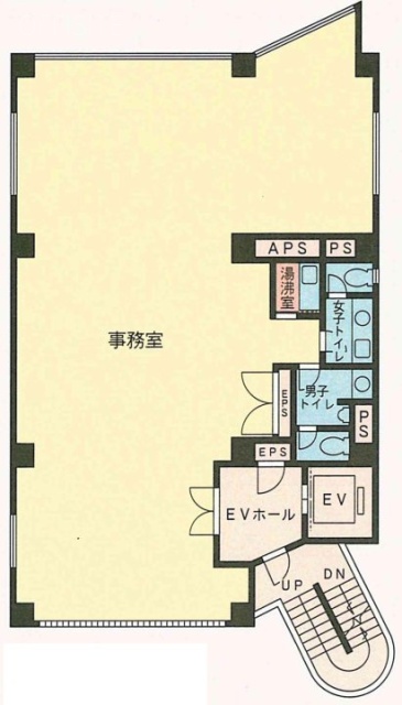 林五ビル1F 間取り図