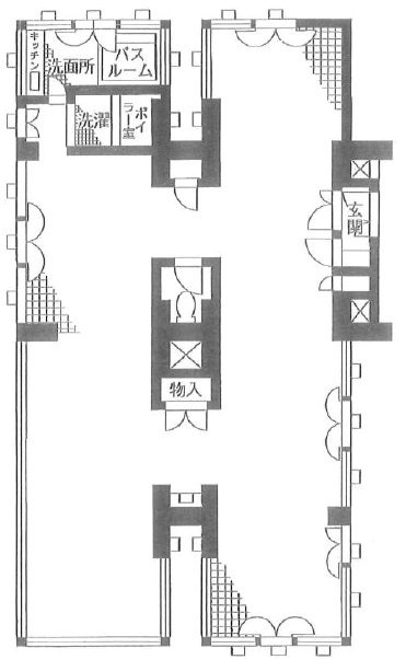 ビラローザ2F 間取り図